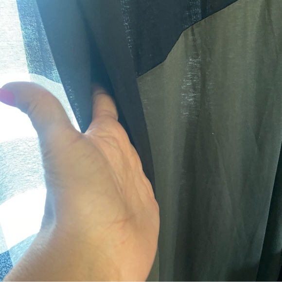 BLOOMCHIC MAXI DRESS SZ 22-24 Olive Green and Black NWT - Picture 2 of 7